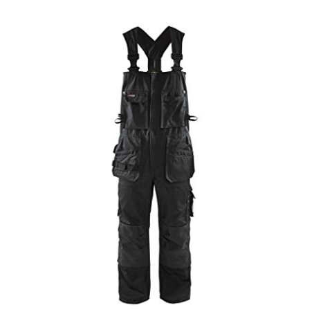 Blakläder Arbeitshose Latzhose Hose Multifunktion 2600, Farbe:schwarz;Größe:56