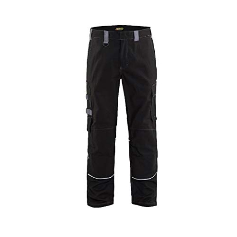 Blaklader 15611516 Anti-Flammen-Hose, Schwarz/ Grau, grootte C48