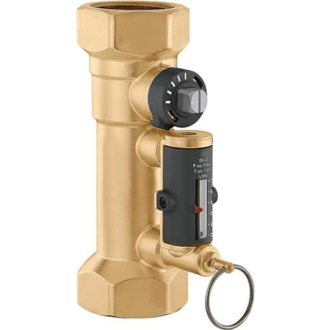Caleffi Strangregulierventil SetCal 132 10 bar, mit Isolierung 1", 10-40 l/min. 132602