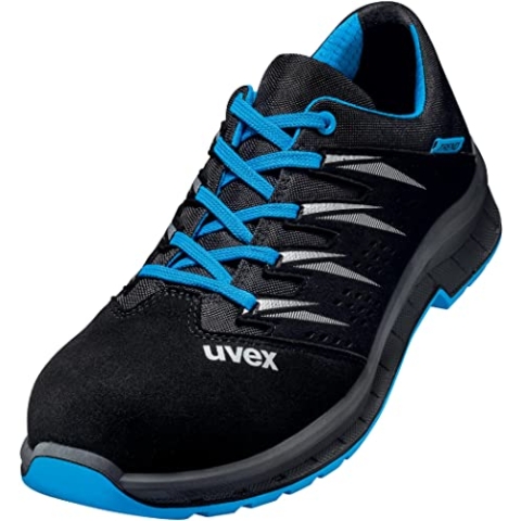 Uvex 2 Trend - Sicherheitsschuhe S1 SRC ESD - Blau/Schwarz - Gr. 44