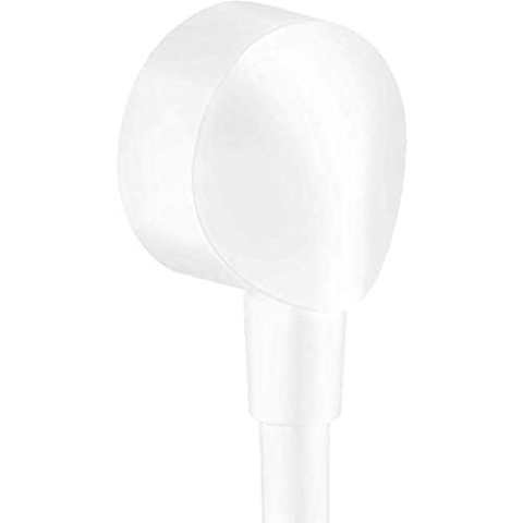 hansgrohe 27454700 FixFit Wandanschluss E ohne Rückflussverhinderer Mattweiß Wandanschluss Mattweiß ohne Rückflussverhinderer 1 Stück