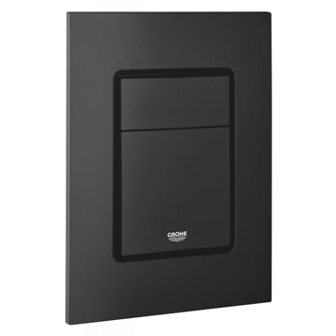 GROHE Skate Cosmopolitan - Abdeckplatte (130x172mm, wassersparend, für 2-Mengen- & Start & Stopp- Betätigung), phantom black, 37535KF0