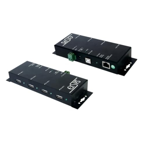 Exsys EX-6002 Multifunktions USB 2.0 Printserver, 4 x USB-A Kupplung