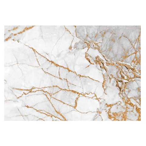 Fototapete Marmor Steinoptik Mauer Wohnzimmer Schlafzimmer Vlies Tapete Latexdruck UV-Beständig Geruchsfrei Hohe Auflösung Montagefertig (13668, V8 (368x254 cm) 4 Bahnen)