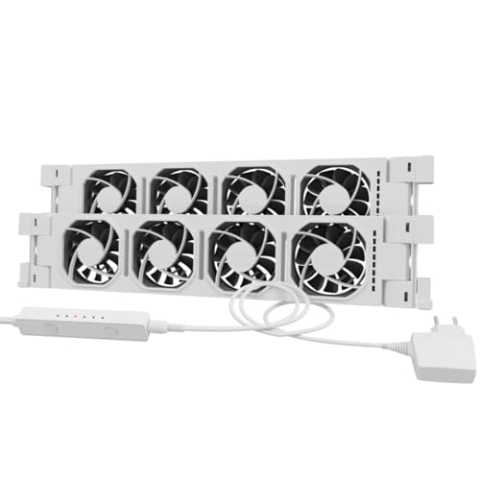 Heatfan 4 Pro – Universeller Smart Heizkörperventilator, Energiesparend, Ultraleise, Passt auf alle Heizkörper, Reduziert Heizkosten um bis zu 30%, Einfache Installation, Duo Set, White