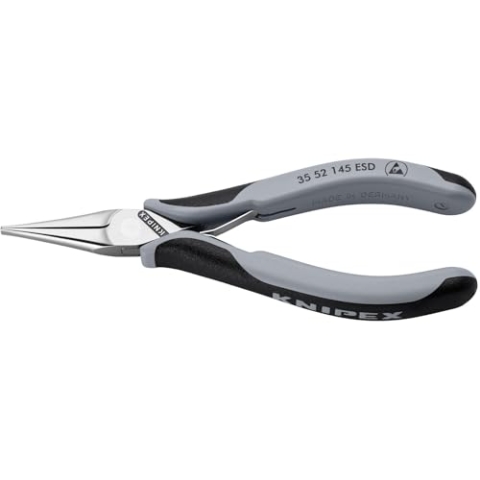 Knipex ESD Electronics Pinzette mit flacher Spitze, 14 cm