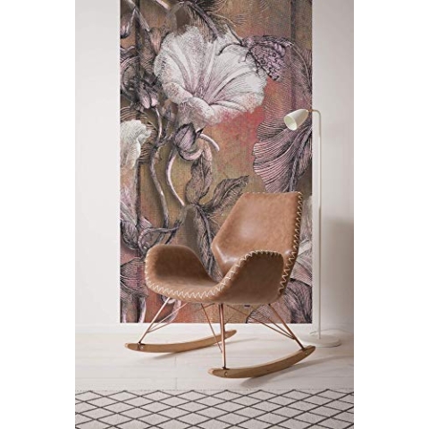 Komar Vlies Fototapete BLOOMIN PANEL, 100 x 250 cm (Breite x Höhe), Tapete, Schlafzimmer, Wohnzimmer, Flur, Design, Dekoration, Wanddeko, von Komar