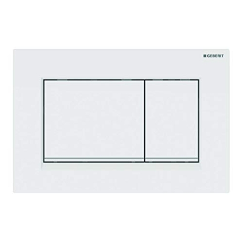 Geberit, Betätigungsplatte Sigma30 115.883.11.1 für 2-Mengen-Spülung alpinweiß 115883111