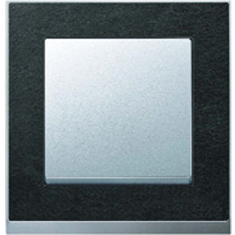 Merten MEG4040-3669 M-Pure Decor-Rahmen, 4fach, Schiefer/Aluminium