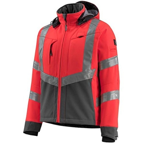 Mascot Softshelljacke "Blackpool", 1 Stück, 3XL, rot/dunkelanthrazit, 15502-246-22218-3XL