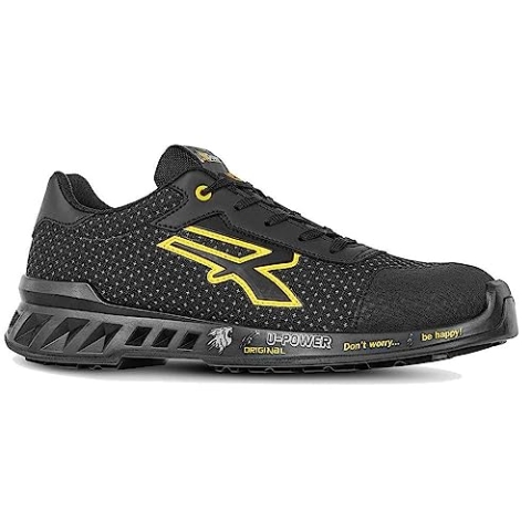 U-Power RED Leve MATT, Sicherheitsschuhe, leichte, pannensichere Unisex-Sneaker, Bastsohle, Infinergy-Einsatz, mit Aluminium-Zehenkappen - 41