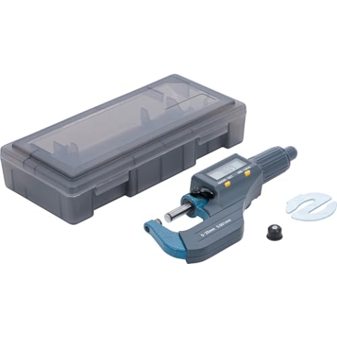 BGS 8427 | Digital-Bügelmessschraube | 0 - 25 mm | Digitaler Mikrometer / Mikro-Messschieber