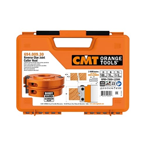 CMT ORANGE TOOLS 694.009.30 - HARTMETALL-TRAPEZVERLEIMMESSERKOPF D=110X40X30