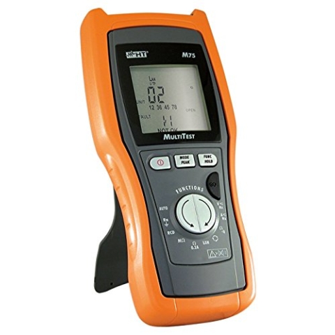 HT-Instruments Digitales Multimeter TRMS und VDE 0100-Tester plus LAN-Tester, M75