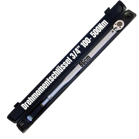 SW-Stahl 03940L-IMP I Drehmomentschlüssel 3/4 Zoll 100-500 Nm I Antrieb Vierkant I 3/4 I PKW Knarrenschlüssel I Ratschenschlüssel für Reifenwechsel