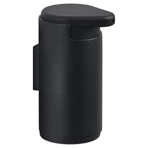 Zone Denmark Rim Seifenspender für die Wand, Durchm. 8,5 cm, Höhe 14,4 cm, Schwarz