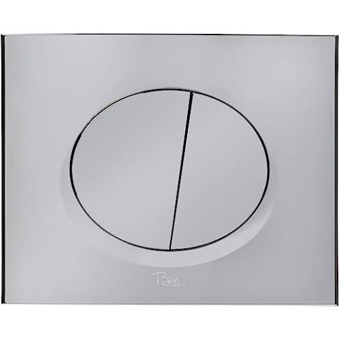 Ben Pro Flush Betätigungsplatte Chrom Glänzend für Ben BPF und BPSF - WC Spülkasten Drückerplatte