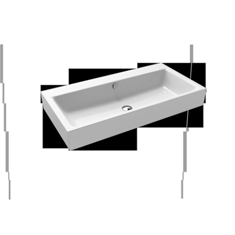 Kaldewei Puro Wandwaschtisch 3165 900x460x120 mm, 901506003001, Ausführung: Ohne Hahnlochbohrung
