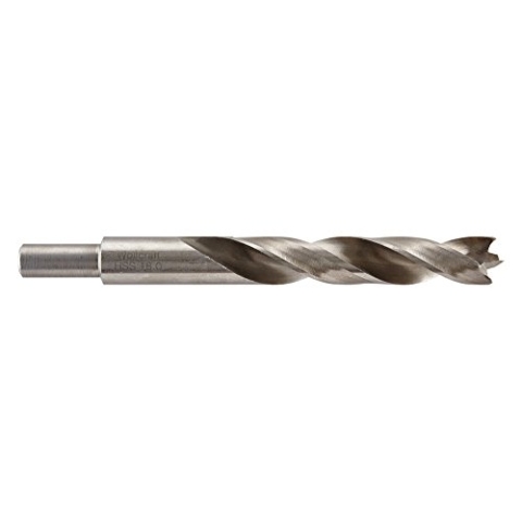 wolfcraft Holzspiralbohrer HSS, Ø 18 mm I 7254000 I Für Bohrungen in besonders harte Hölzer