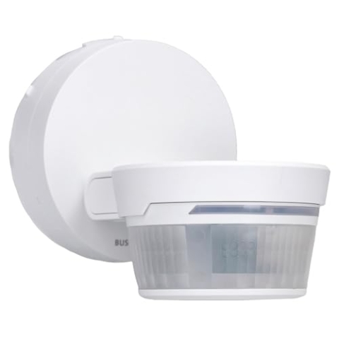 Busch-Jaeger 6851/22-134 Busch-Wächter® 220° BT Bewegungsmelder mit Steuerung via Bluetooth App Flexible Montage Weiß 2CKA006800A3075