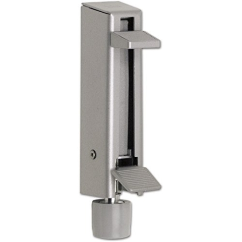 DANNERT Türfeststeller Hub 55 mm, 29 x 149 mm, 1 Stück, silberfärbig,57030002