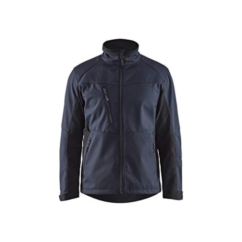 Blaklader 49502516 SOFTSHELL-JACKE, Dunkelmarine/Schwarz, grootte 4XL