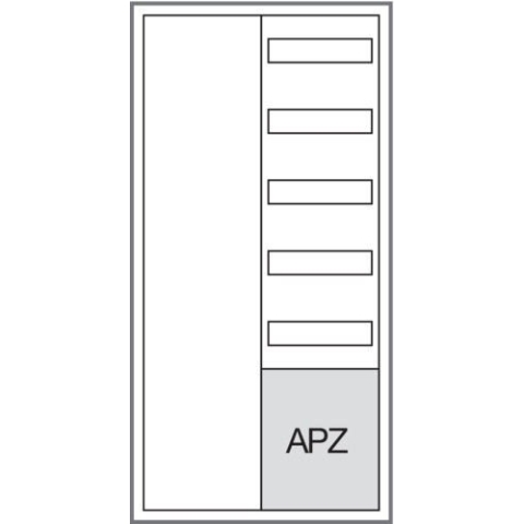Hager ZB32APZ2 ZB32APZ2 Aufputz Verteilerschrank Unterputz Teilunterputz Lieferumfang 1 Stück