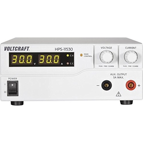 VOLTCRAFT HPS-11530 Labornetzgerät, einstellbar 1-15 V/DC 0-30 A 450 W Remote Anzahl Ausgänge 1 x