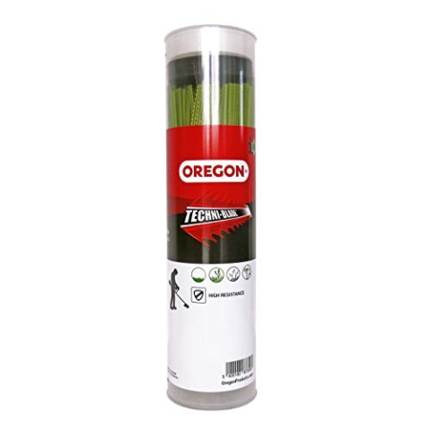 Oregon 525243 Gezahnter Techni-Blade Mähfaden, Zuschnitte, gelb, 6 mm, 26 cm, 205 Stück