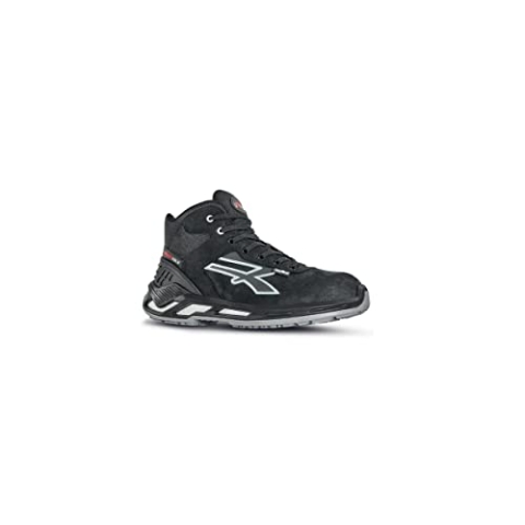 U-Power - Chaussures de sécurité hautes légères et confortables Arden - Usage général - S3 SRC CI ESD 41 Gris Foncé