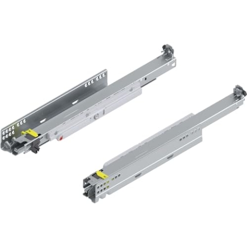 Blum 760H4533-T MOVENTO mit tip-ON Vollauszug Holzschublade 40 kg NL = 450 mm für Kupplung links/rechts verzinkt