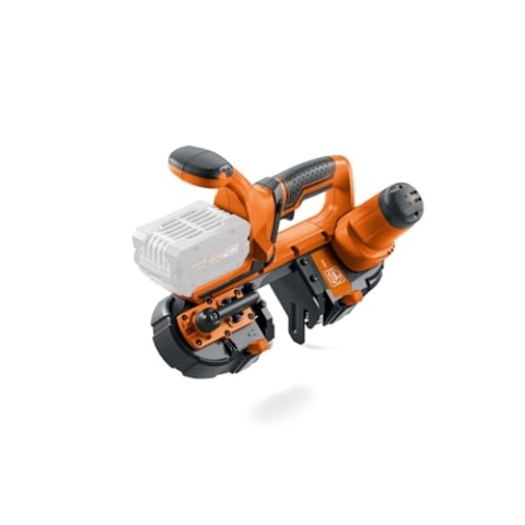 FEIN Akku-Bandsäge ABAS 18-63 AS, für Trennen unterschiedlicher Materialien. Kompatibel mit allen 18V AMPShare oder Bosch Professional 18V Akkus. Akku und Ladegerät nicht enthalten.