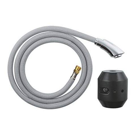 GROHE K4 Auslaufbrause (Original Ersatzteil, Langlebig, Robust, Herstellergarantie: 5 Jahre, Passgenau), Chrom, 46576000
