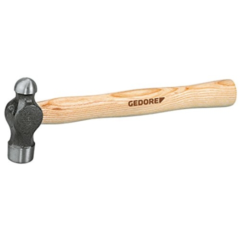 GEDORE 8601 1 Englischer Schlosserhammer mit Kugel 1 LBS, 1 Stück