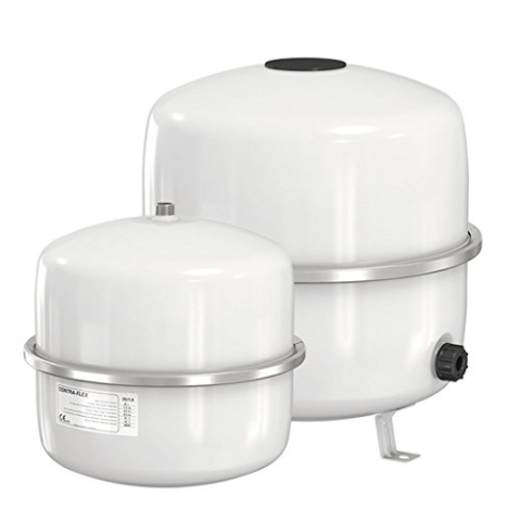 Flamco Contraflex Ausdehnungsgefäß - 12 Litres / 1.5 [3bar] - Weiß - Für geschlossene Kreislauf- und Heizungs-Klimaanlagen und Kältesysteme - 26153