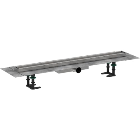 hansgrohe 56167000 RainDrain Compact Duschrinne 800 befliesbar für Flache Installation Komplettset