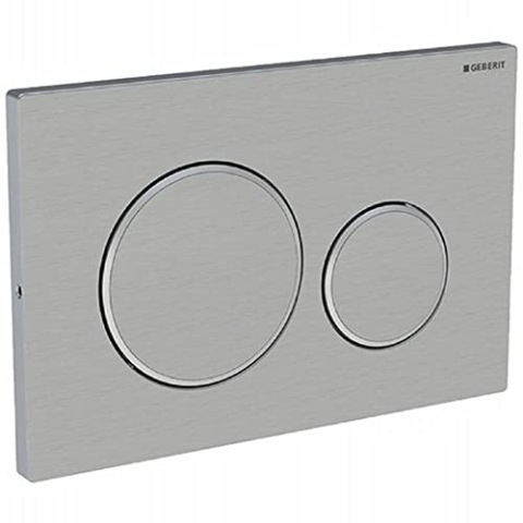 Geberit Sigma 20 Betätigungsplatte verschraubbar, Edelstahl, 1 Stück, 115.889.SN.1