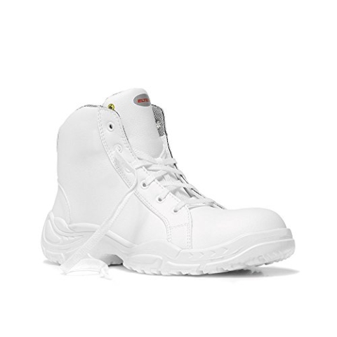 Elten Sicherheitsschnürstiefel "White Loop Mid" ESD S2, Größe 47, 76016