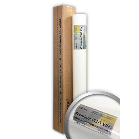 Armierungsvlies Profi-Renoviervlies 160 g Profhome PremiumVlies PLUS rissüberbrückende überstreichbare Vliestapete weiß 25 m2 Rolle FSC® MIX CREDIT Nr. TSUD-COC-001718-KR