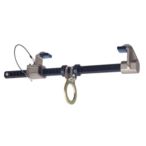 Kratos Safety beweglicher Anschlagpunkt für Stahlträger, Verankerung, Trägerklemme verstellbar von 10 bis 33 cm