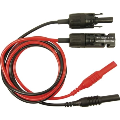 Kit Aderendhülsen [ Stecker MC Buchse MC - Stecker 4 mm] 1,00 m Rot Schwarz Cliff CIH7250