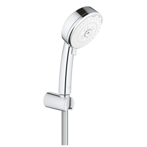Grohe 27588002 Tempesta Cosmopolitan 100 Wandhalterset 3 Strahlarten, Chrom Mit Wassersparfunktion