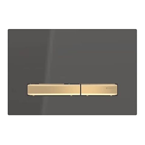 Geberit Sigma 50 Drückerplatte Messing/Schwarz für UP720, UP320 und UP300