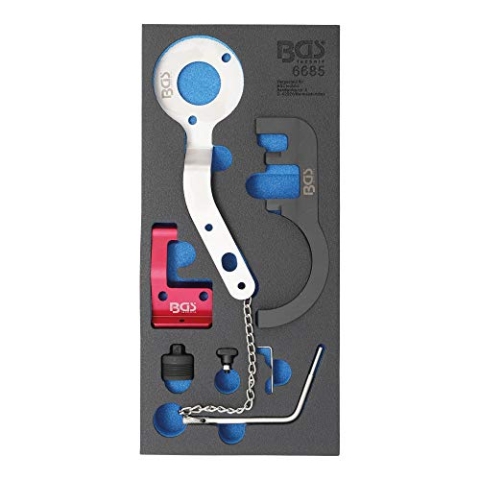BGS 6685 | Werkstattwageneinlage 1/3: Motor-Einstellwerkzeug-Satz | für BMW, MINI 1.5, 2.0 Diesel