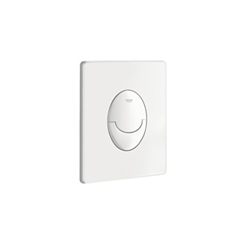 GROHE Skate Air - Abdeckplatte (langlebige Oberfläche, Grohe SilkMove - Für eine besonders sanfte Bedienung des Hebels, Mit Temperaturbegrenzung), Alpinweiß, 42304SH1