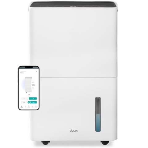 Duux Bora Smart Luftentfeuchter - 30L/24h - Raumentfeuchter für jeden Raum bis 40 m² - Steuerbar mit App - Luftentfeuchter Keller mit Wäschetrocknungsmodus