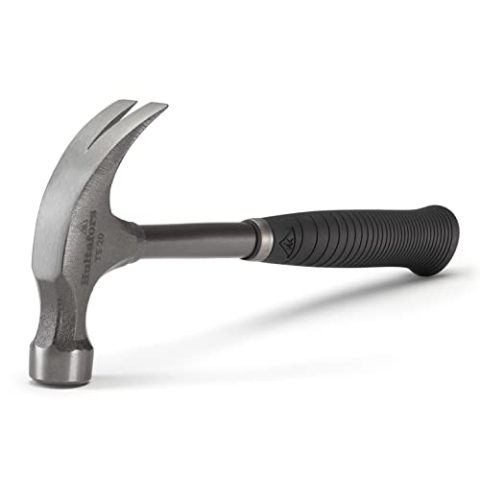 Hultafors Zimmermannshammer (Ergonomisch geformter Hammer, kräftige Klaue die keine Spuren hinterlässt) 483257