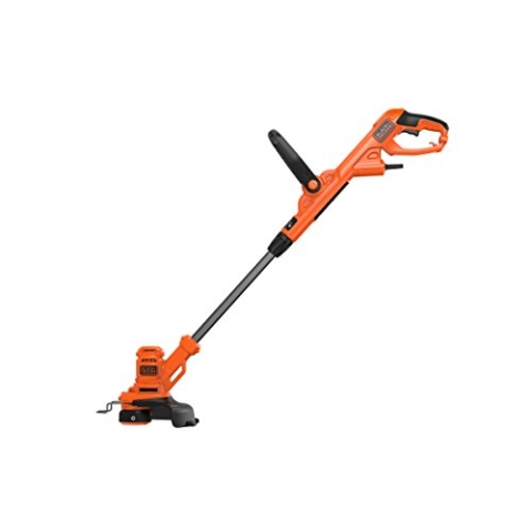 Black+Decker BESTA525 Elektro-Rasentrimmer (450W, 25cm Schnittbreite, E-Drive, AFS automatische Fadenverlängerung, werkzeuglos umstellen von Trimmen auf Kantenschneiden)