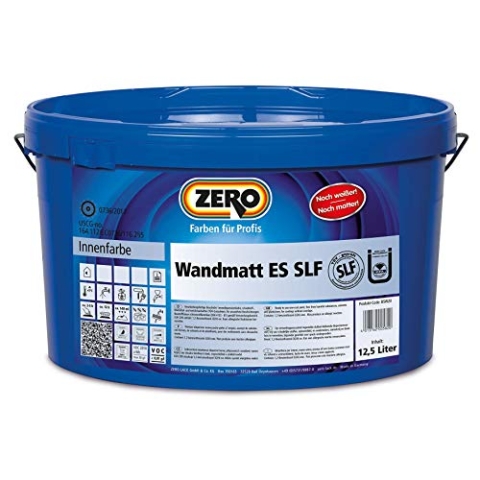 ZERO Wandmatt ES SLF Plus weiß 12,5 l Doppeldeckende Einschichtsfarbe für Innen