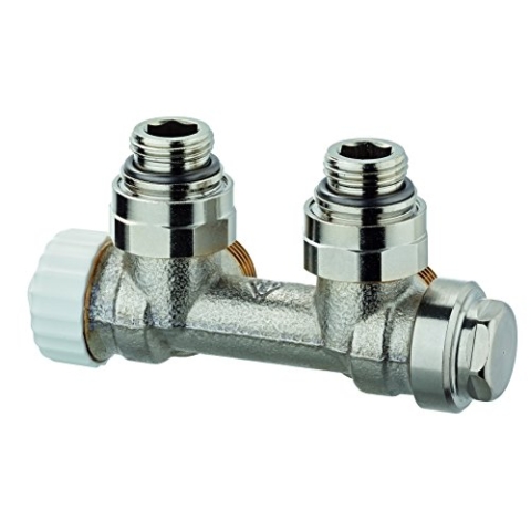 TA Heimeier 3851-02.000 Thermostat-Ventilunterteile Multilux für Zweirohrsyst Eckf Innengewinde R 1/2 Zoll